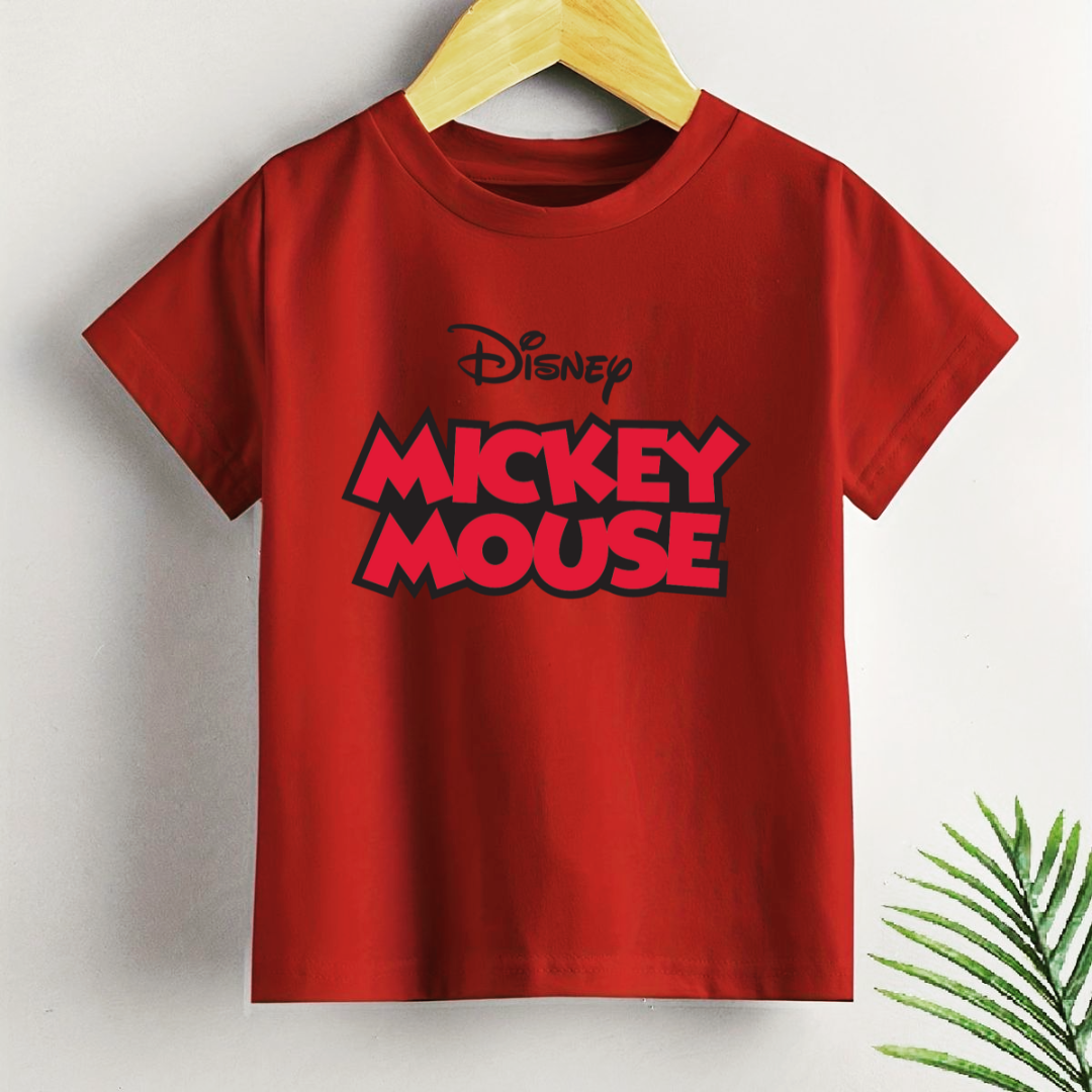 Unisex Kids Disney Mickey Mouse T-shirt| Kids T-shirt