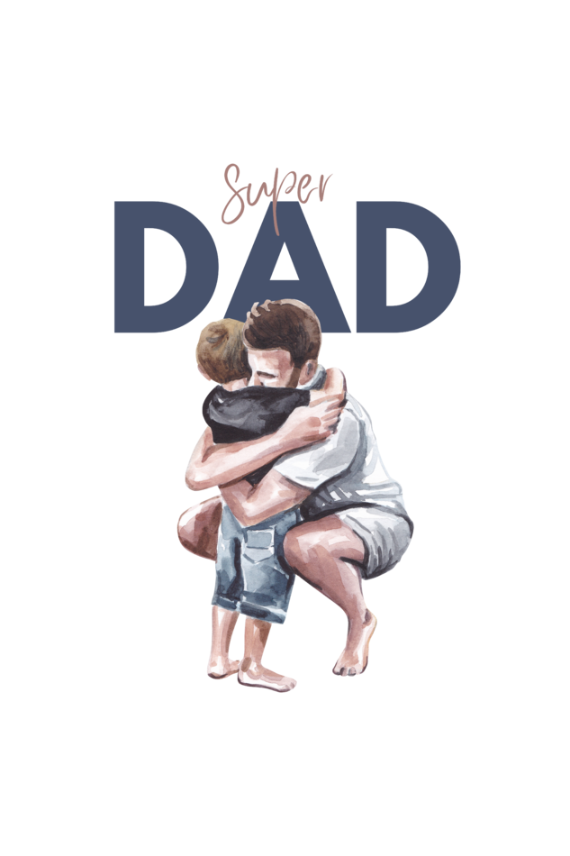 Regular Men's Super Dad Tshirt