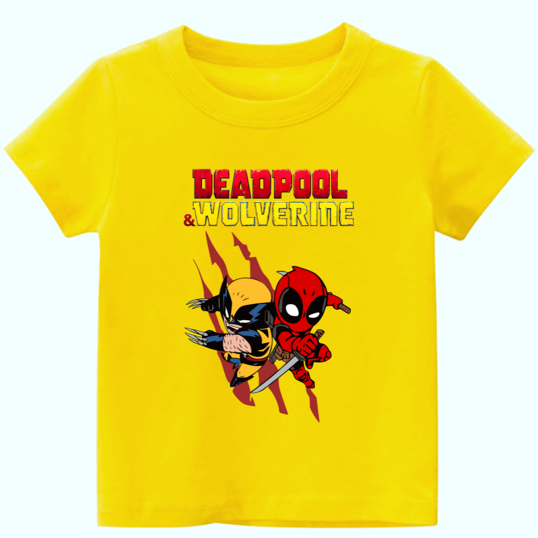 Kids Deadpool & Wolverine T shirt ,Kids T-shirt, kids Boys T-shirt , kids Girls T shirt, Baby T-shirt, kids clothing , boys clothing, Girls clothing, kids Baby t-shirt , kids Baby outfit, baby clothing , new born baby clothes, kids wear, children clothing, best children clothing online, best kids clothing online ,best boys clothing online, best girls' clothing online, best baby clothing online , whole sale kids t-shirt , premium kids t-shirt ,kids printed t-shirt, boys printed t-shirt, girls printed t-shir