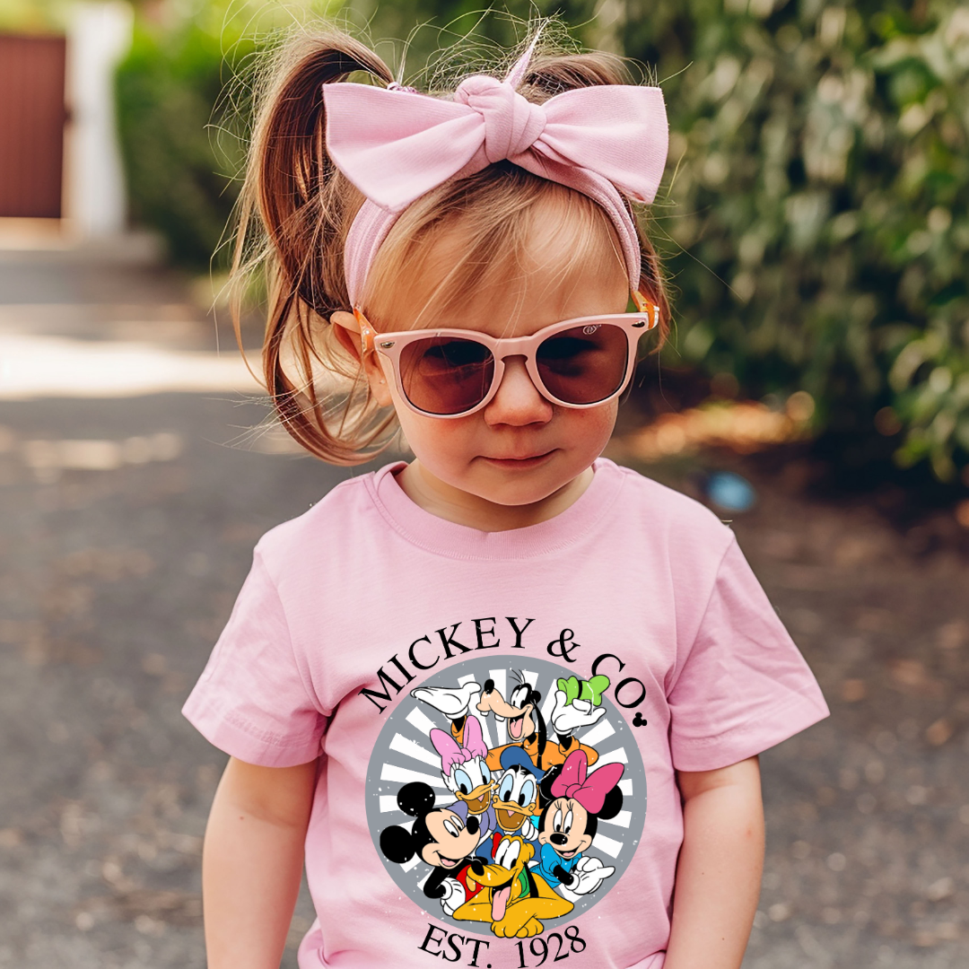 Unisex Kids Mickey & co Tshirt