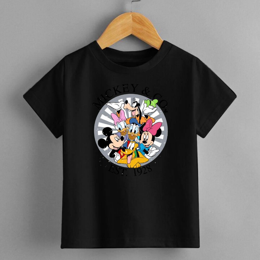 Unisex Kids Mickey & co Tshirt