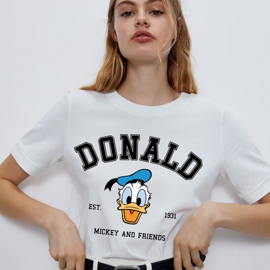 Unisex Oversized Donald Duck Tees