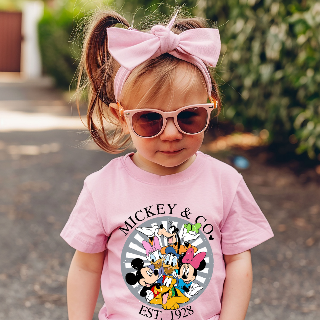 Unisex Kids Mickey & co Tees