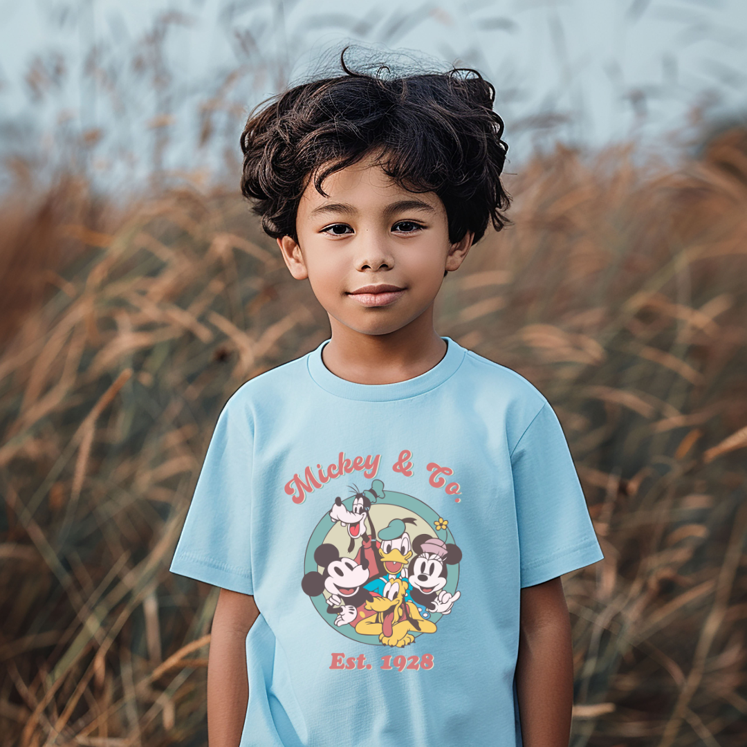 Unisex Kids t shirt disney & co