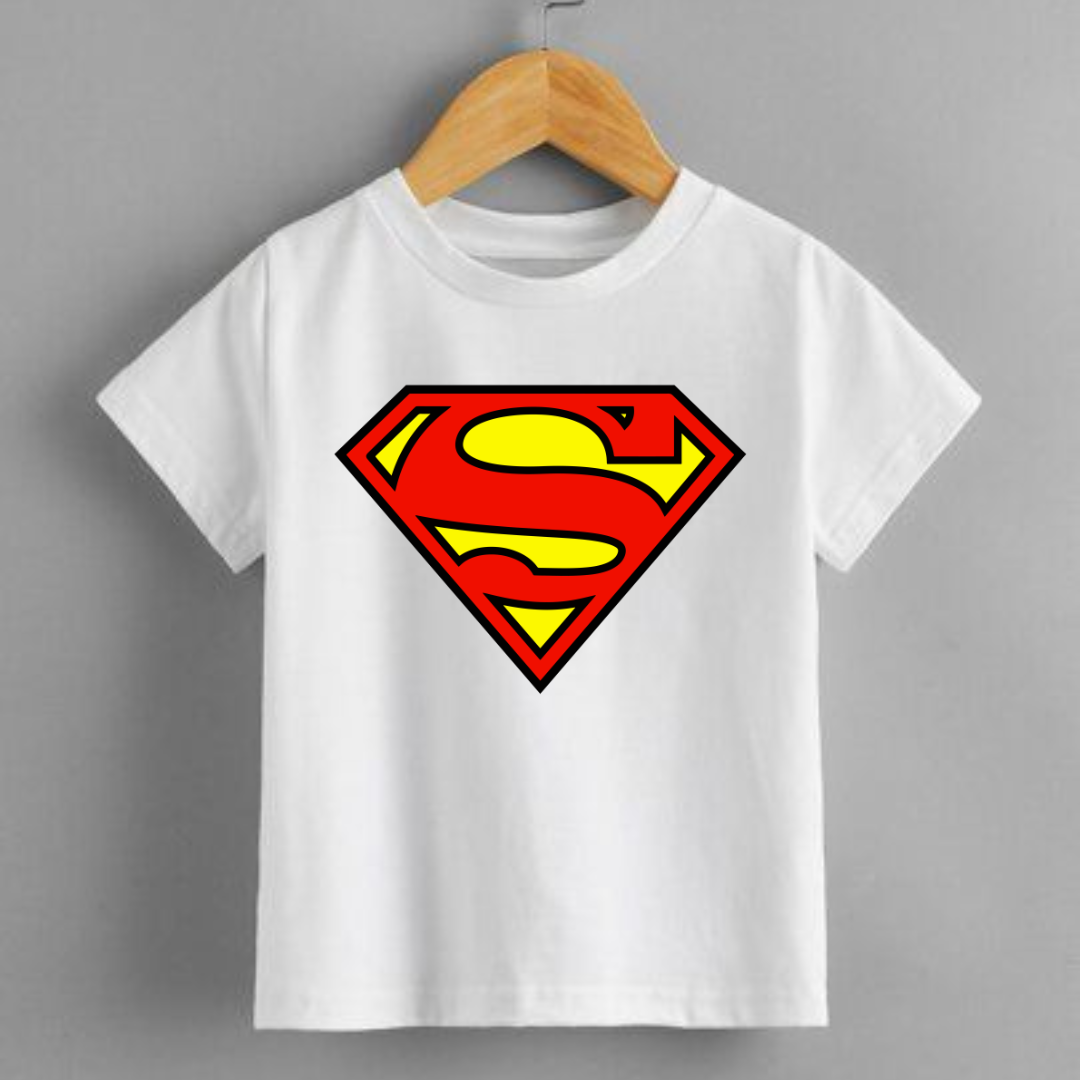 Unisex Kids Superman Tees