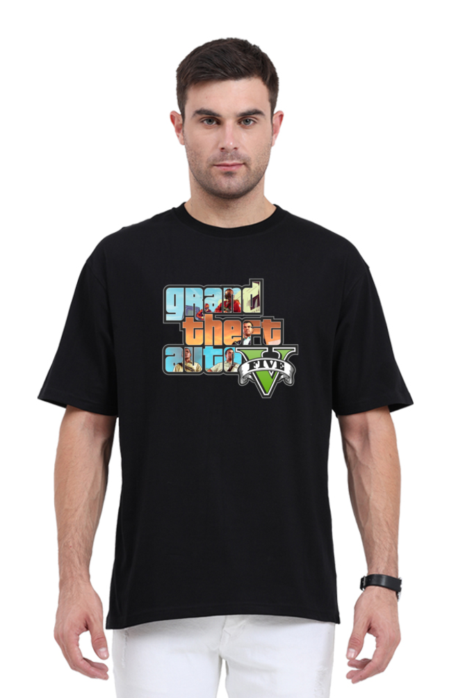 Unisex Oversized GTA V Franklin T-shirt