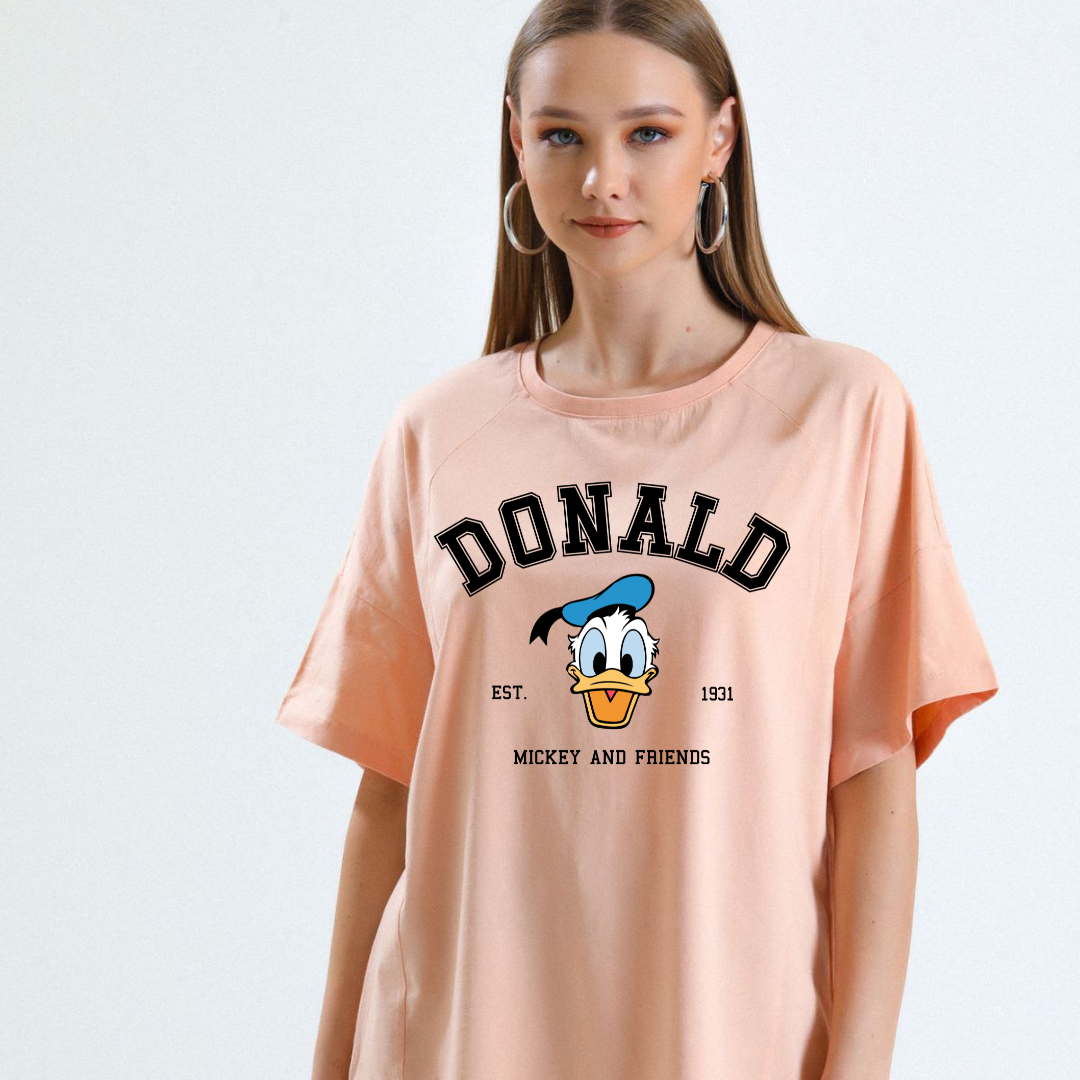 Unisex Oversized Donald Duck Tees