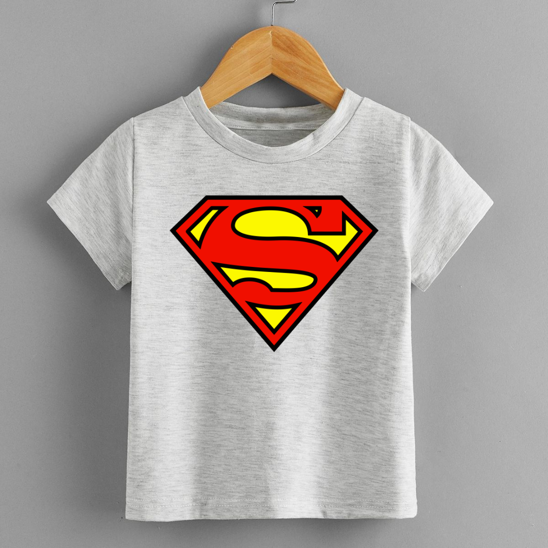 Unisex Kids Superman Tees