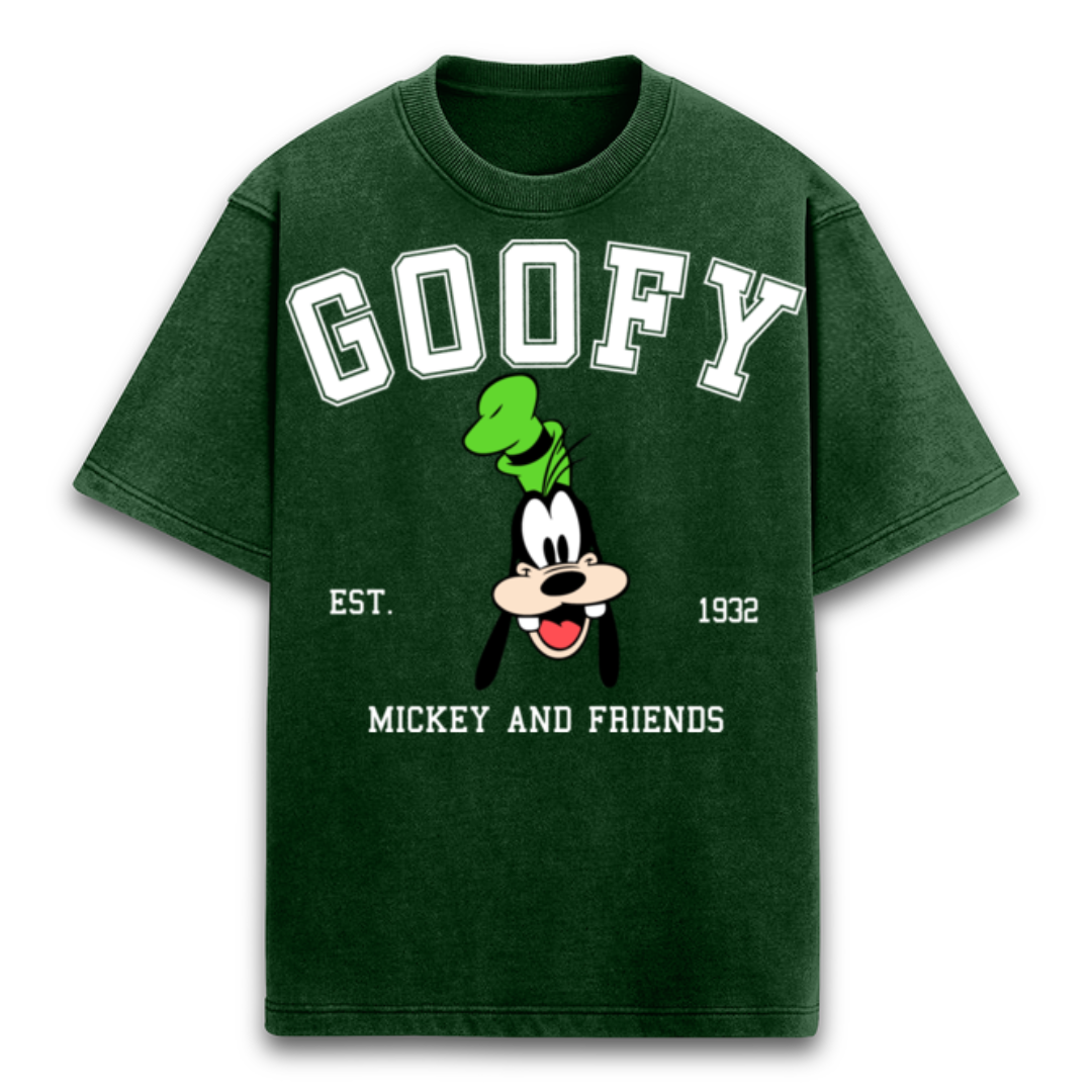 Unisex Oversized Acid wash Goofy T-shirt