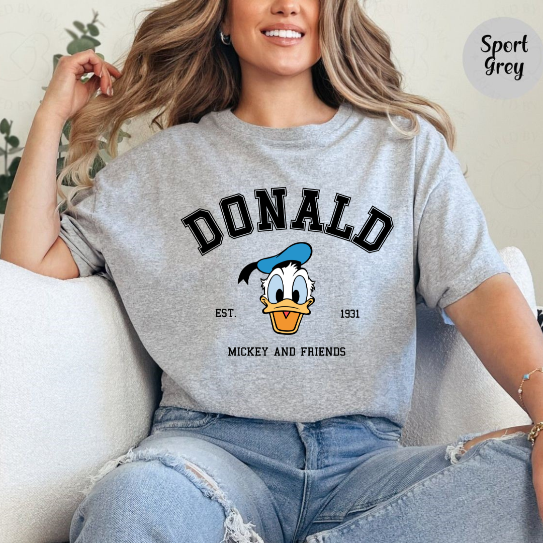 Unisex Oversized Donald Duck Tees