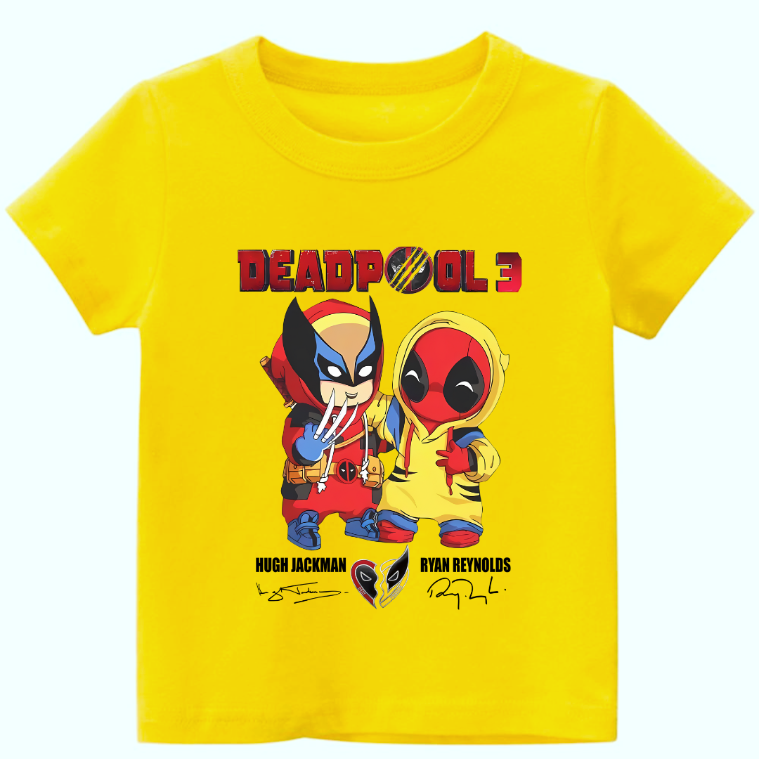 Unisex kids Deadpool & wolverine United Tshirt | kids Tshirt