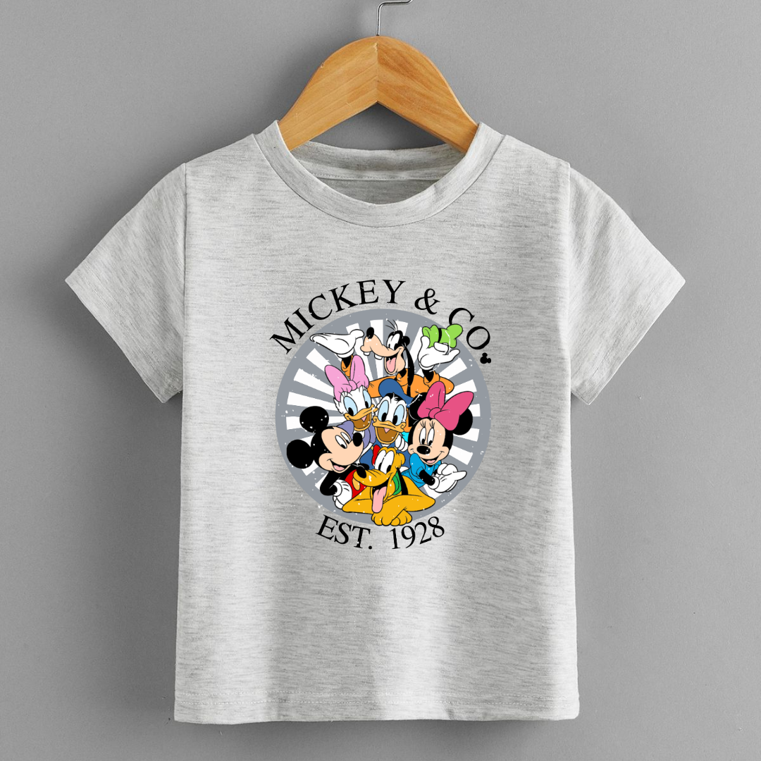 Unisex Kids Mickey & co Tees