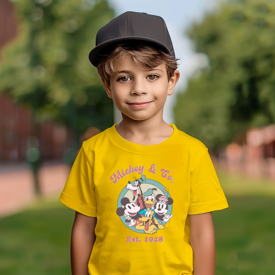 Unisex Kids t shirt disney & co