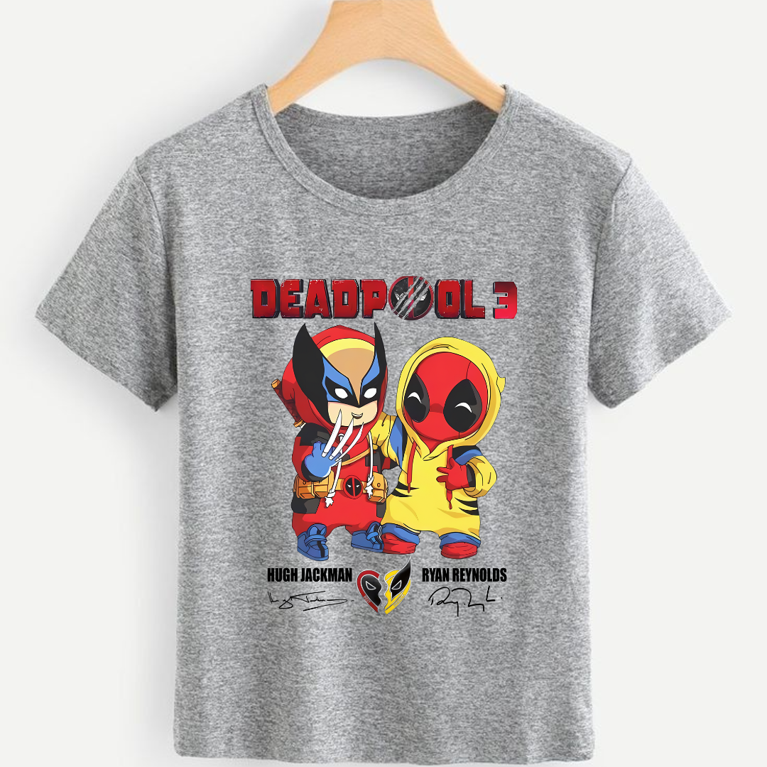 Unisex kids Deadpool & wolverine United Tshirt | kids Tshirt