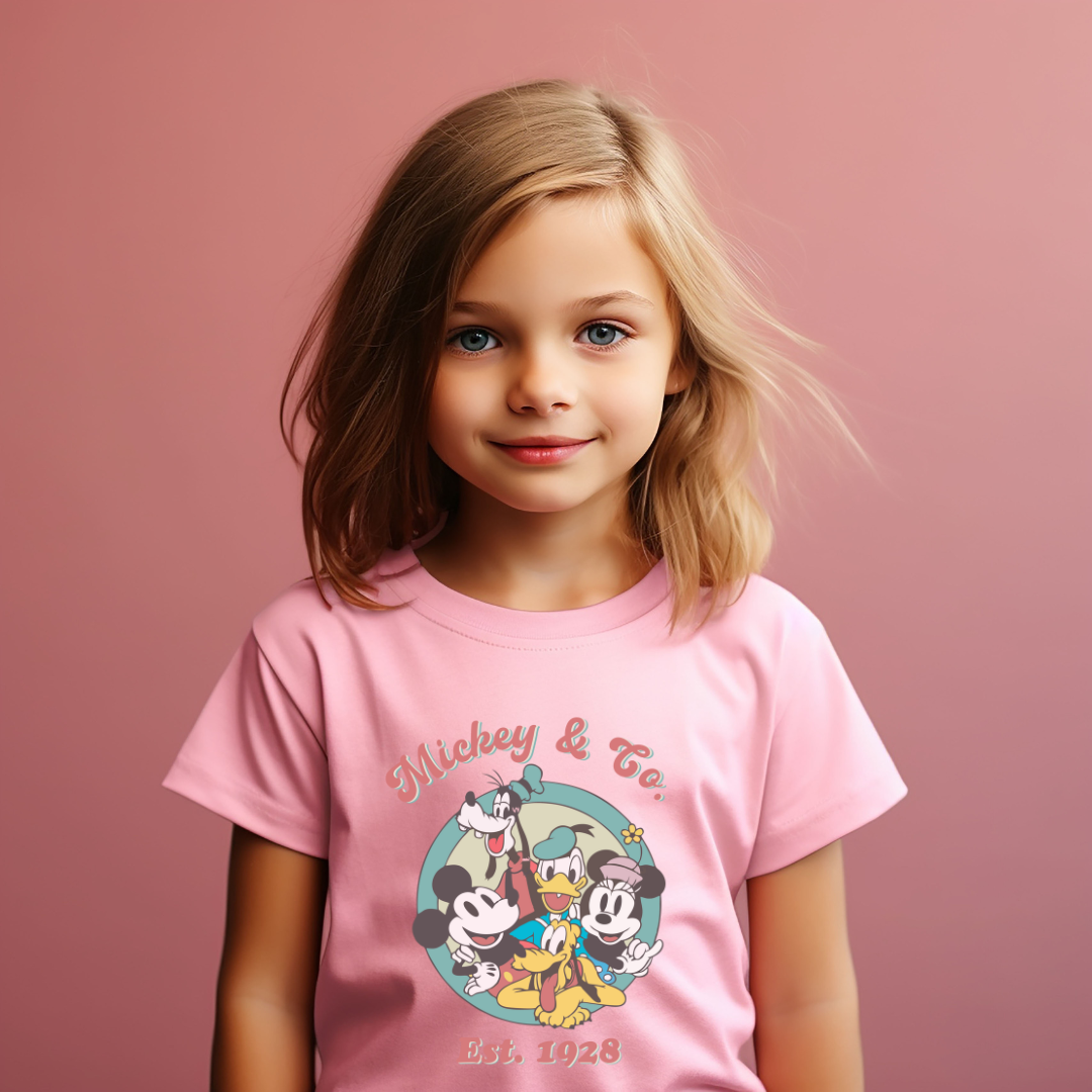 Unisex Kids t shirt disney & co