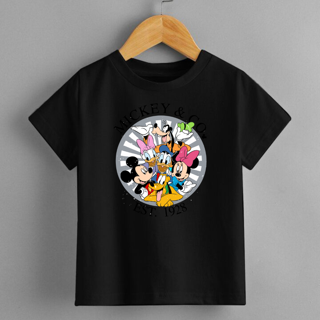 Unisex Kids Mickey & co Tees