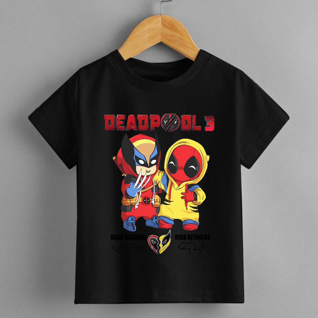 Unisex kids Deadpool & wolverine United Tshirt | kids Tshirt