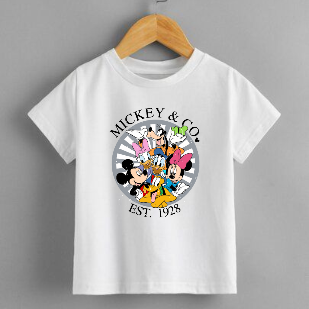 Unisex Kids Mickey & co Tees