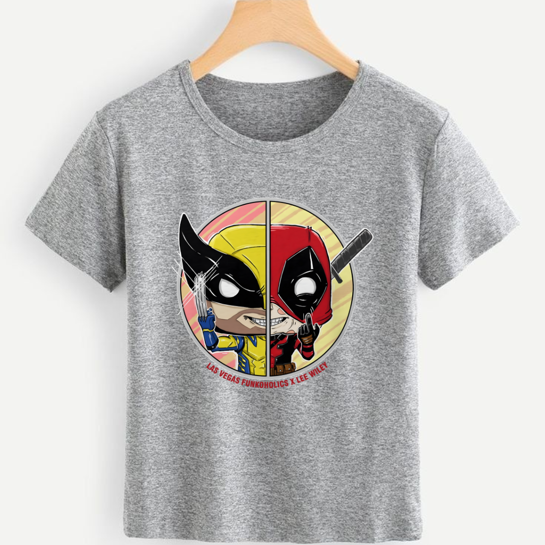 Unisex kid's t-shirt, T-shirt for kids, T-shirt for boys, Kids T-shirt, T-shirt for girls, T-shirt for baby, Deadpool & wolverine T-Shirt, Deadpool & wolverine T-Shirt for kids, grey kids t-shirt,Kids T-shirt, kids Boys T-shirt , kids Girls T shirt, Baby T-shirt, kids clothing , boys clothing, Girls clothing, kids Baby t-shirt , kids Baby outfit, baby clothing , new born baby clothes, kids wear, children clothing, best children clothing online, best kids clothing online ,best boys clothing online, best girl