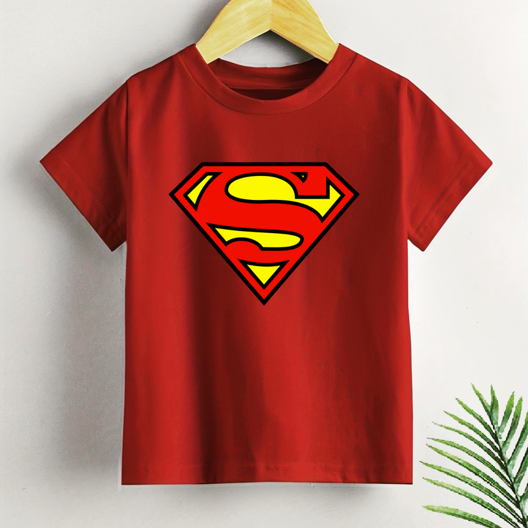 Unisex Kids Superman Tees