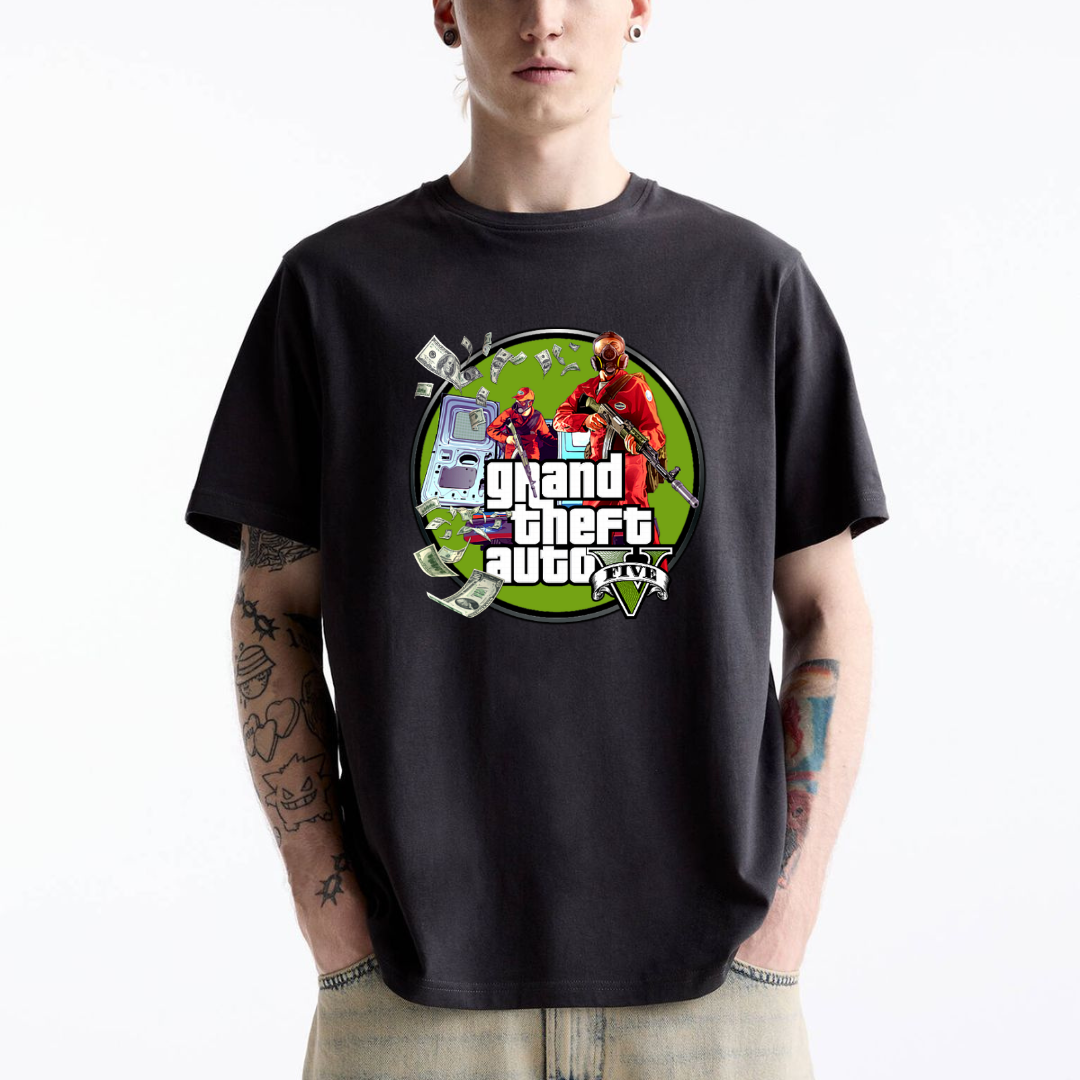 Unisex Oversized GTA V Money T- Shirt