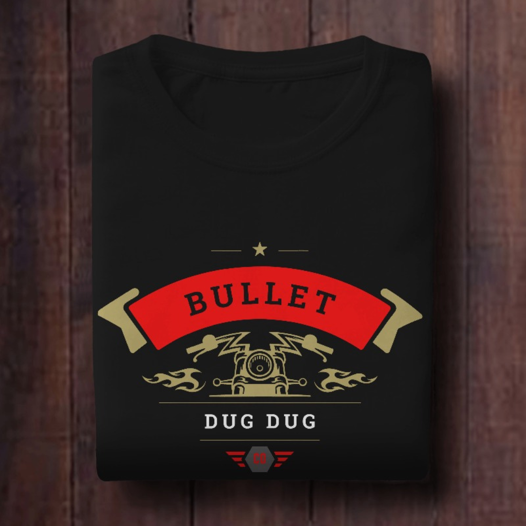 Unisex Oversized T-shirt Bullet dug dug